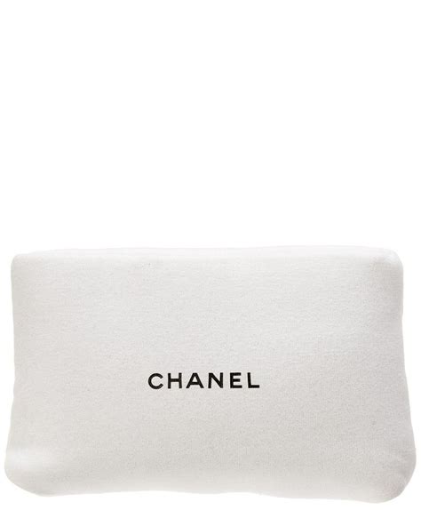 chanel white pouch|chanel pouch review.